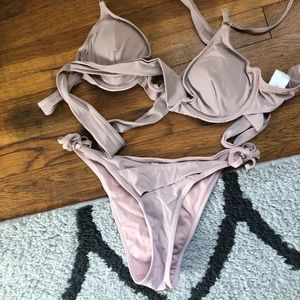 Fashion Nova Dusty rose bikini